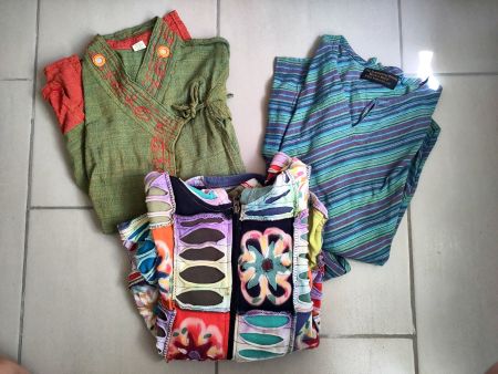 3x vestiti da donna taglia S/M – etnico / festival / rave