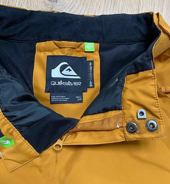 Pantalons: Quicksilver Skihose Gr. 164 ocker-gelb  – D'occasion à Arlesheim par Livifee 3