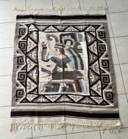 Handgewebter Teppich aus Mexiko (1987);175 × 140 cm