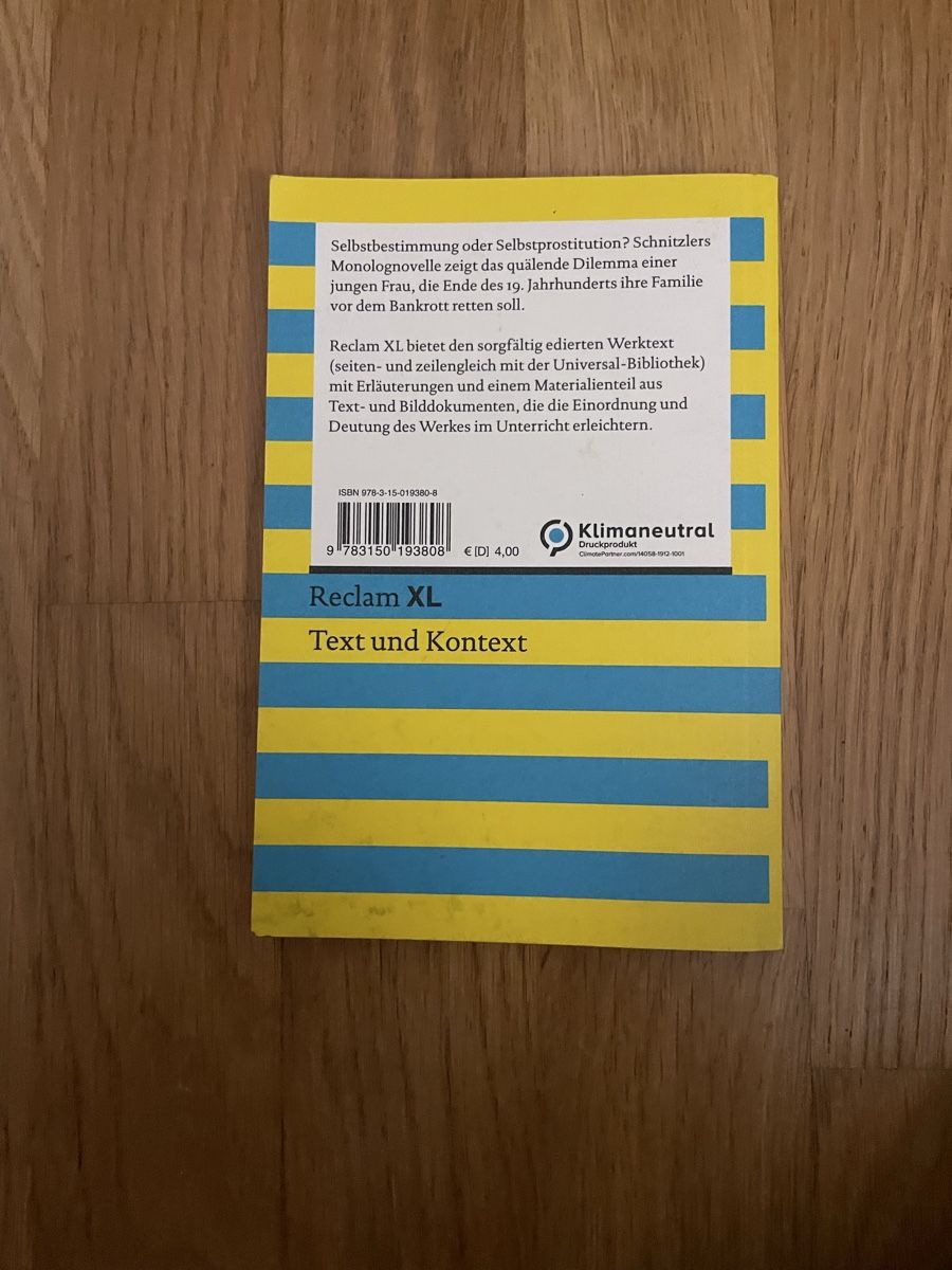Libri: Arthur Schnitzler - Fräulein Else – Nuovo (secondo la descrizione) da Zürich venduto da estela22 2