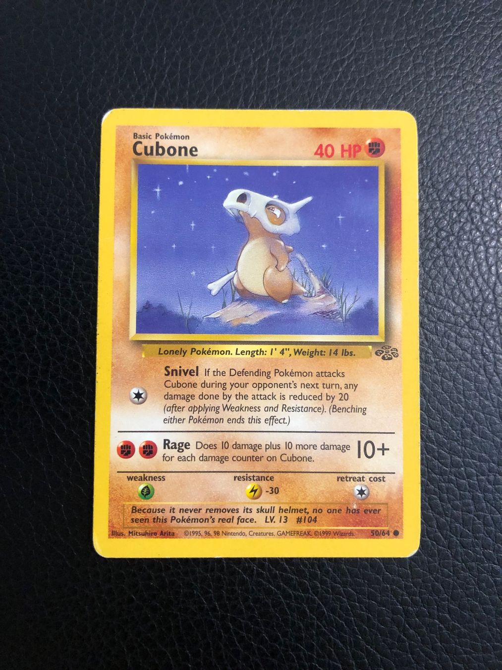 Pokémon Sammelbilder & Trading cards: 1999 Jungle Cubone 50/64 Ab 1 – Gebraucht aus Paradiso von Pkmn10