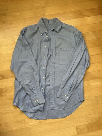 Aigner Hemd Herren Gr. 15 1/2 / 40 blau 