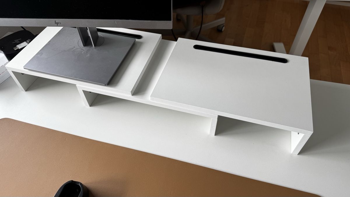 Support d'écran: Monitorständer, 3-teilig weiss – D'occasion à Gossau ZH par Celestino_2.0 6