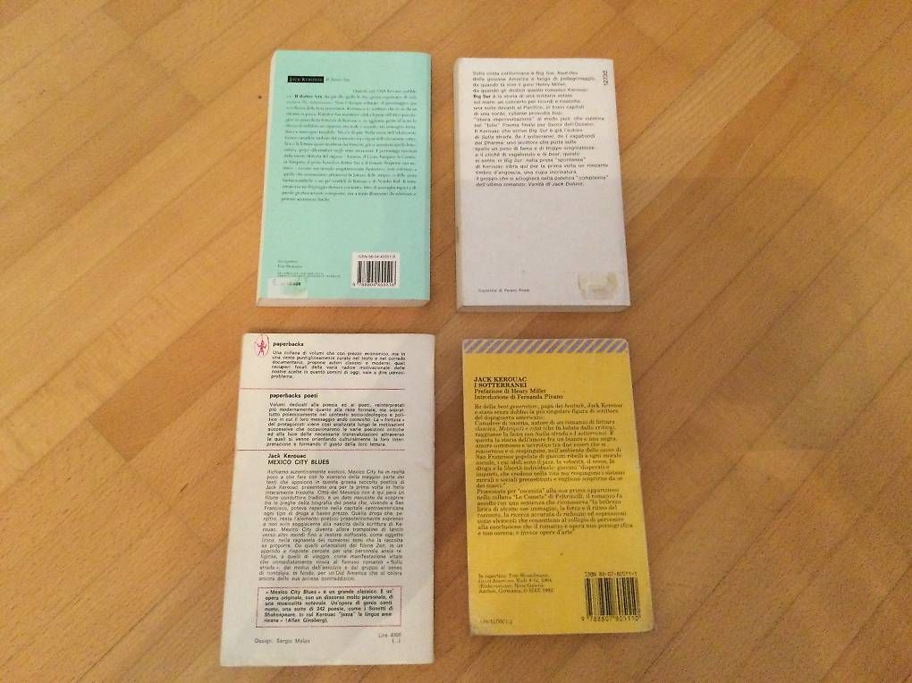 Bücher: JACK KEROUAC 4 LIBRI IN BLOCCO – Gebraucht aus Rivera von lor_p69f 1