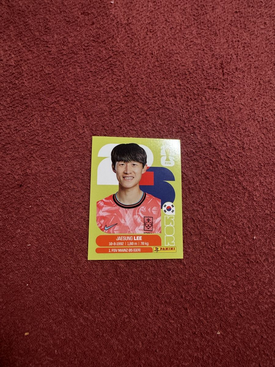 Panini Carte collezionabili: Panini Sticker Jaesung Lee Korea Nr. 10 – Nuovo (secondo la descrizione) da Heiden venduto da Sarah139