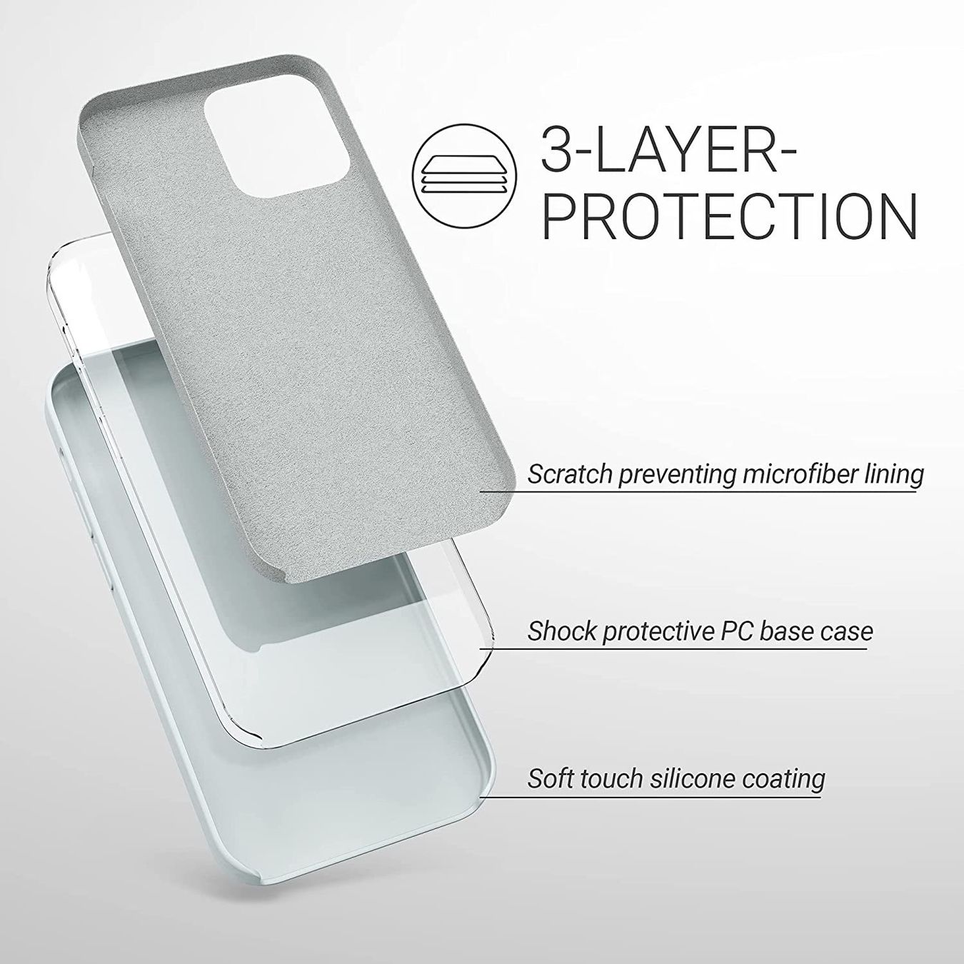 Cover & Protezioni schermo: iPhone 12 Pro Max Hülle Etui Silikon Case Cover Coque Tasche – Nuovo e nell'imballaggio originale da Volketswil venduto da caseology 3