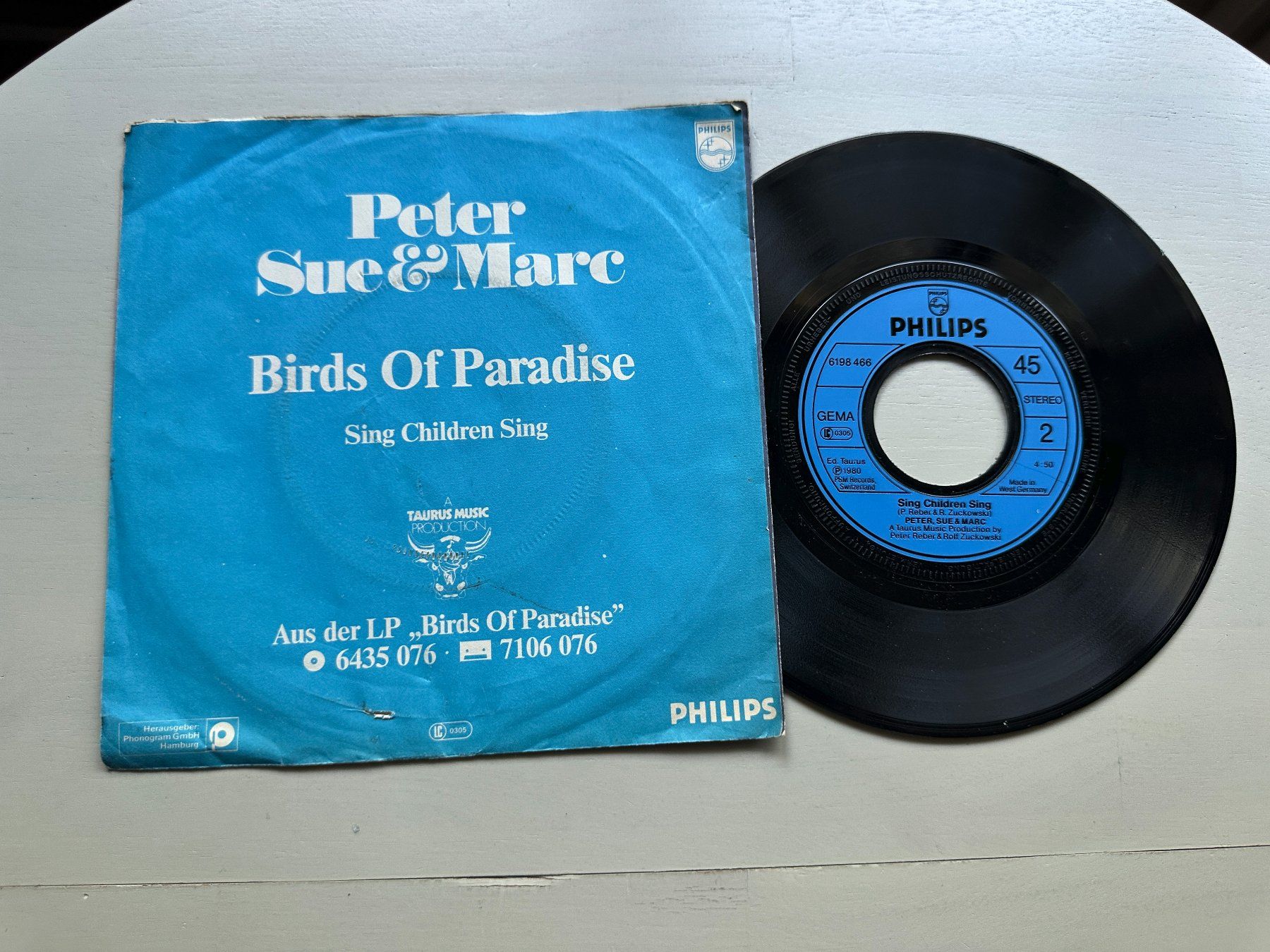 Dischi in vinile: PETER SUE & MARC SCHELL Single SWISS Kult Birds D differnt – Usato da Basel venduto da Partridge 1