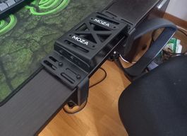Simracing moza wheelbase table clamb