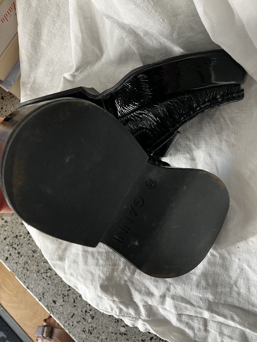 Damenschuhe: Sling-Sandale Ganni schwarz – Gebraucht aus Büsserach von JNW013 2