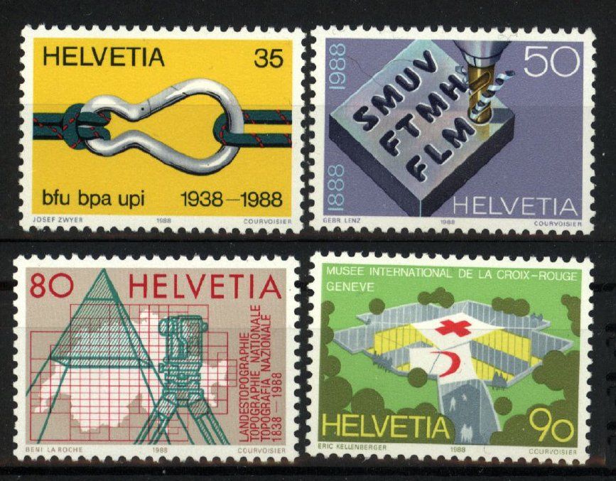 Tutti i francobolli: 1988, Sonderpostmarken II ** (2) – Usato da Willisau venduto da Vollstempel