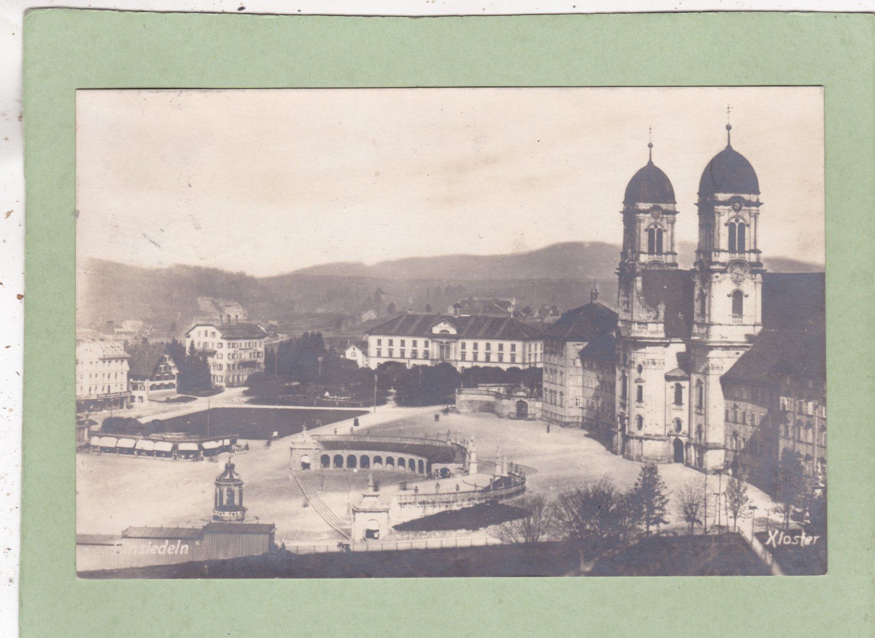 Cartoline postali: Einsiedeln Kloster 1922 – Usato da Herisau venduto da Lisegrat2008