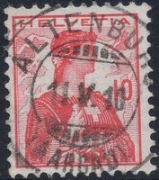 ALTENBURG (AARGAU) 11.V.10 - Vollstempel auf Helvetia