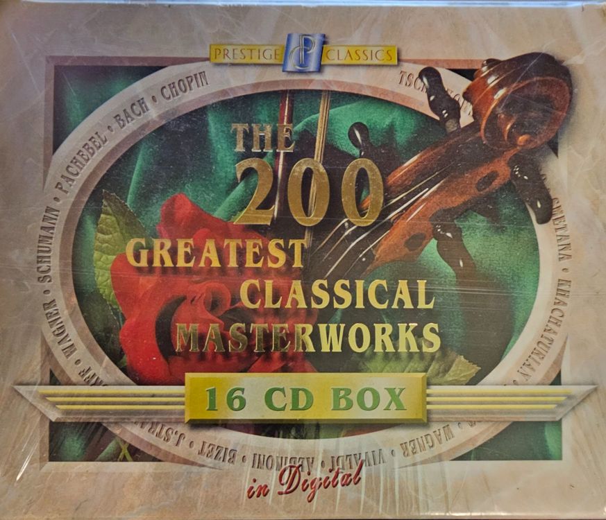 The 200 greatest classical masterworks (16 CD Box) (Neu und ...