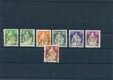 1933-34 Helvetia z-Papier gest.