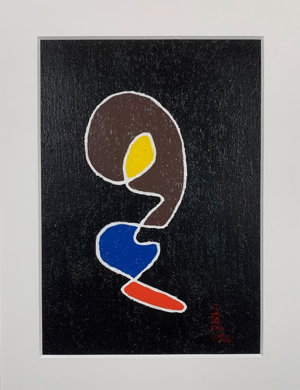 Gemälde: Original Schweizer Kunst: La dame dans le salon de thè 2 – Gebraucht aus Basel von EsZed 1