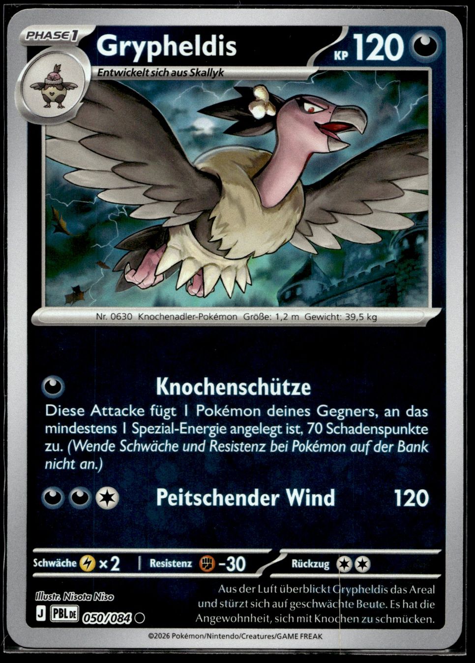Pokémon Carte collezionabili: Grypheldis (PBL DE 050/084) - Reverse Holo – Usato da Affoltern am Albis venduto da Chiesa_5