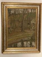 John Pierre Simonet (1860-1915) Landschaftsgemälde monogramm