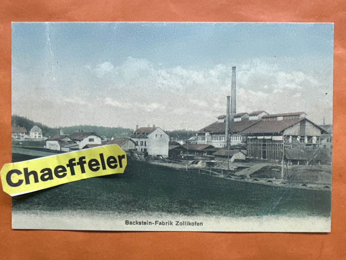 Cartoline postali: Alte Ansichtskarte: Backstein-Fabrik Zollikofen, BE  – Usato da Zürich venduto da Chaeffeler