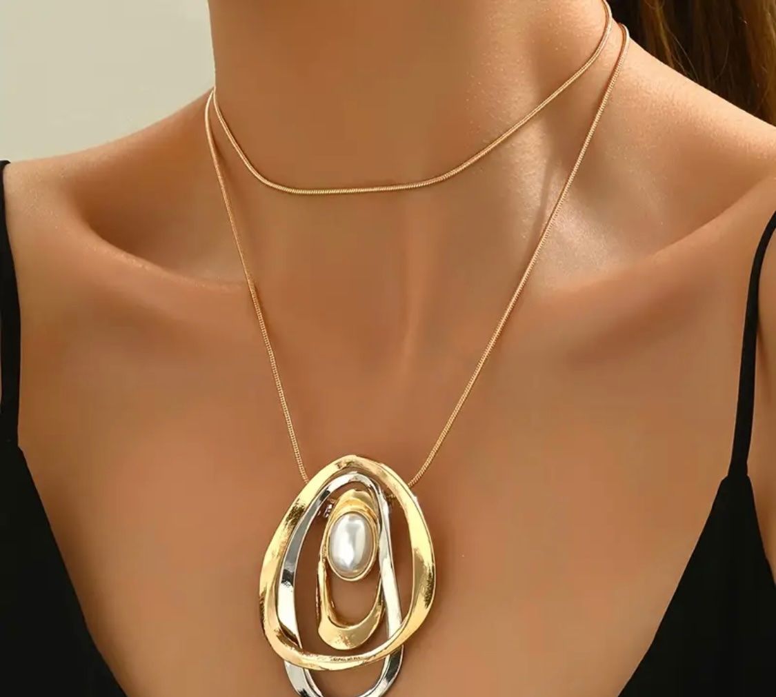 Catenine: Auffallend - edle Modeschmuck Kette mit Kunstperle, 82cm – Nuovo e nell'imballaggio originale da Winkel venduto da ferrari2022 1