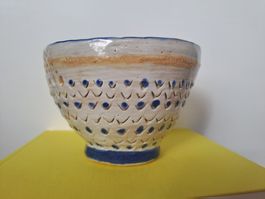 Keramik-Tee-Schale mit Fisch