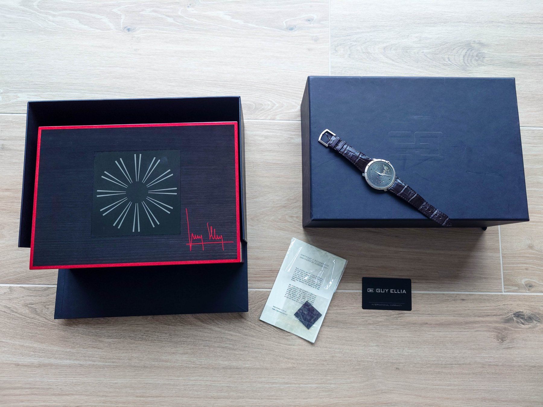 Rolex Uhren: Guy Ellia Time Space Ultra Thin OG TSP 2388 LV1 – Neu (gemäss Beschreibung) aus Epalinges von Edelweiss51 6