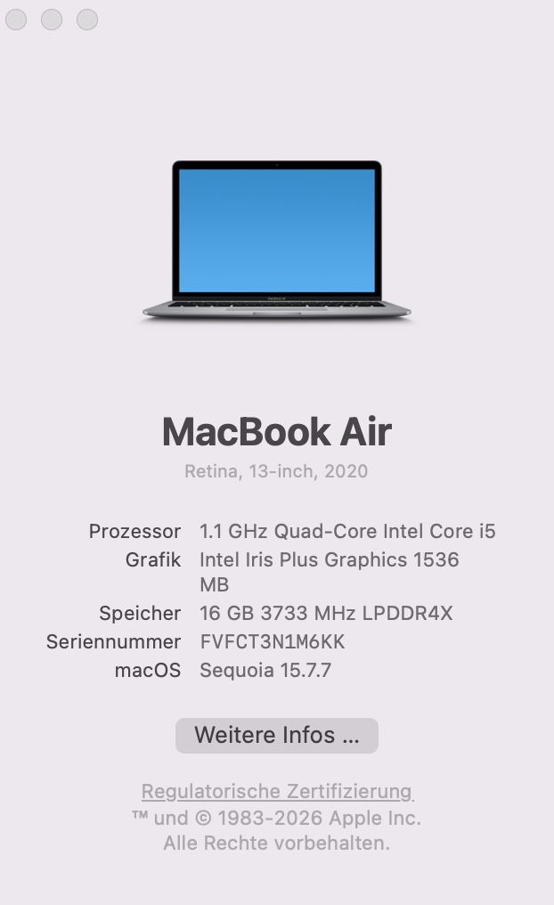 Apple Notebook: Macbook Air 13“ 2020 – Usato da Kloten venduto da Vaseo 3