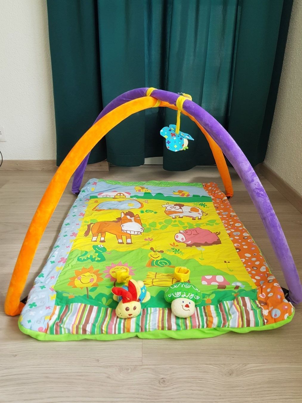 Tappeto da gioco: Krabbeldecke mit Aktivbogen/Spielbogen – Usato da Boswil venduto da yvonne74