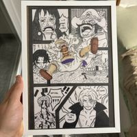Quadro One Piece Artigianale – Fan Art Incorniciata