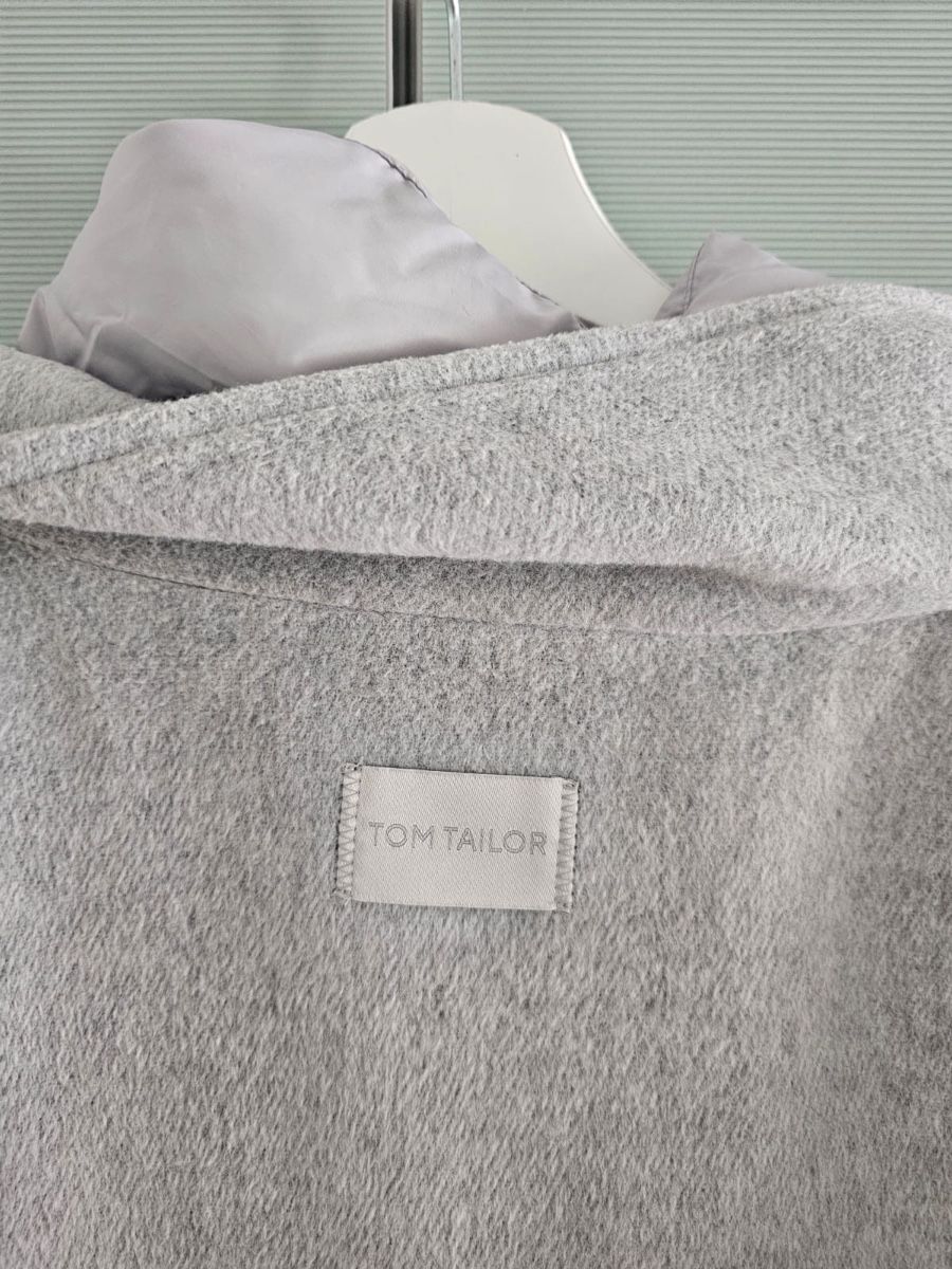 Tom Tailor Mäntel: Tom Tailor Wintermantel mit Wolle, XXL, Grau – Gebraucht aus Allschwil von sar_9sy9 5