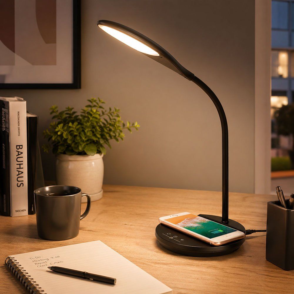 Lampes: AROSA LED-Tischlampe mit wireless charging – Neuf avec emballage d'origine à Sissach par mondilux 5