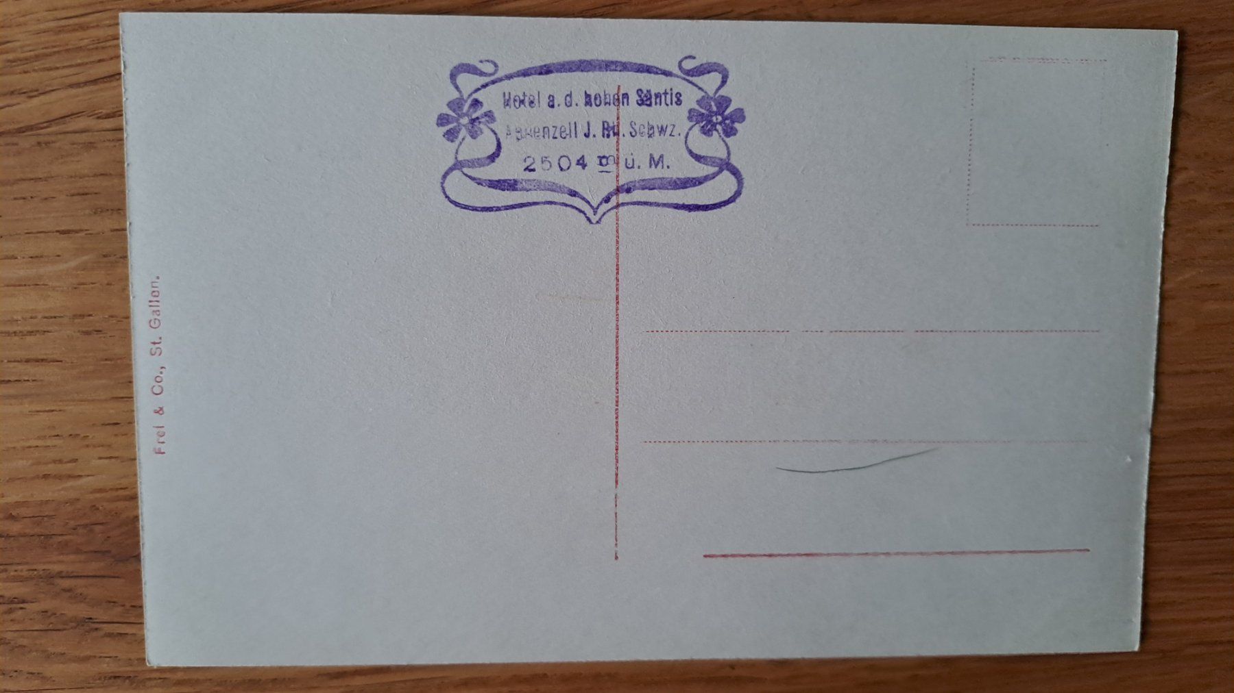 Cartoline postali: Ansichtskarte Lisengrat – Säntis v. Rotsteinpass – Usato da Speicherschwendi venduto da allowed-crime 1