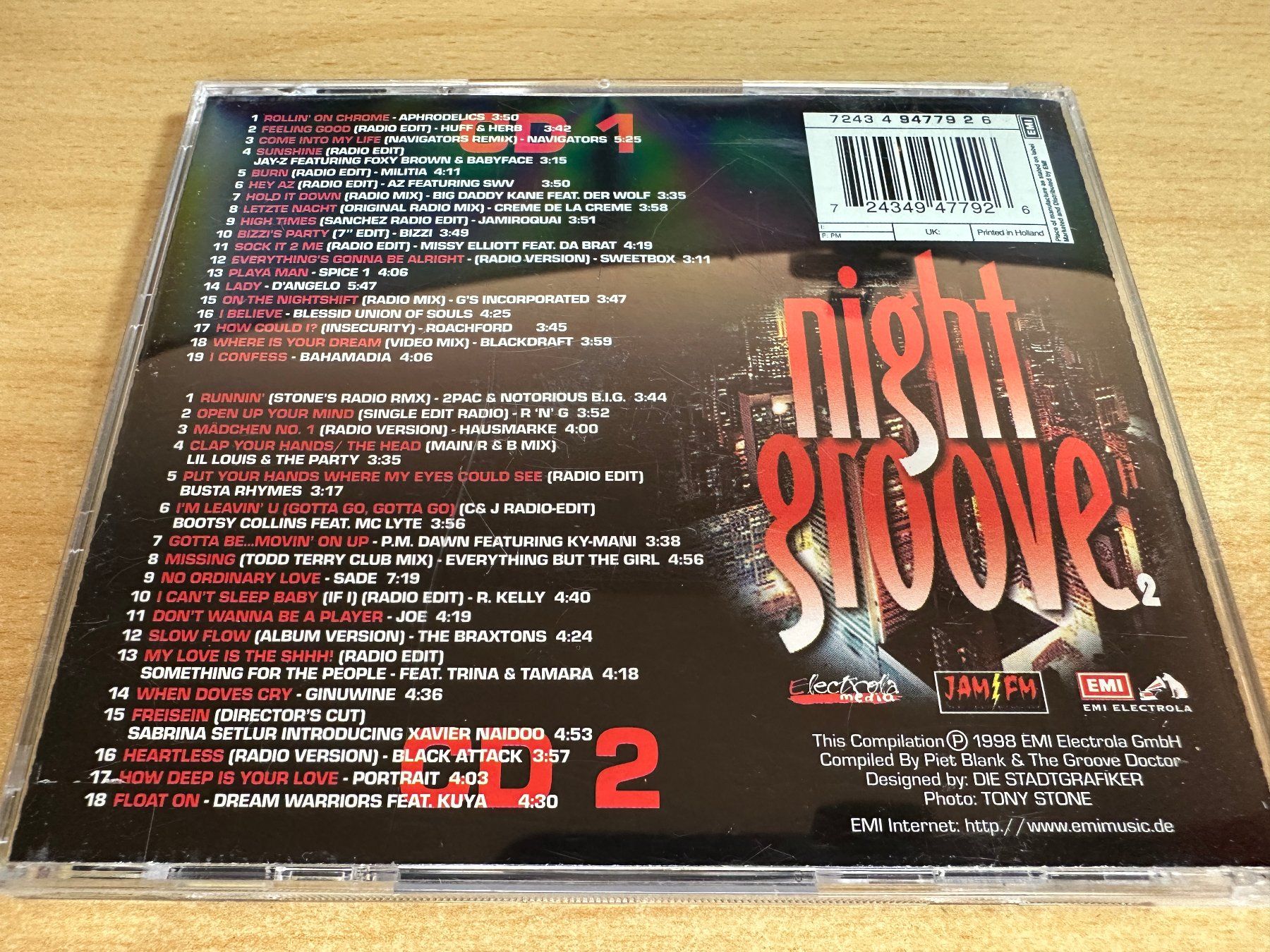 CD: D8 Various – Nightgroove 2 - 2 CD – Usato da Rikon im Tösstal venduto da Alpenmutz 1
