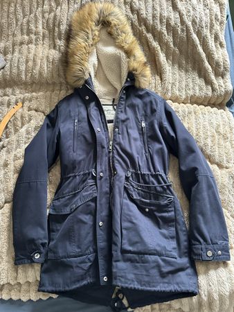 Winter parka blau