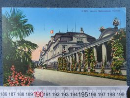 LUZERN 1929 NATIONALQUAI KURSAAL LU AK