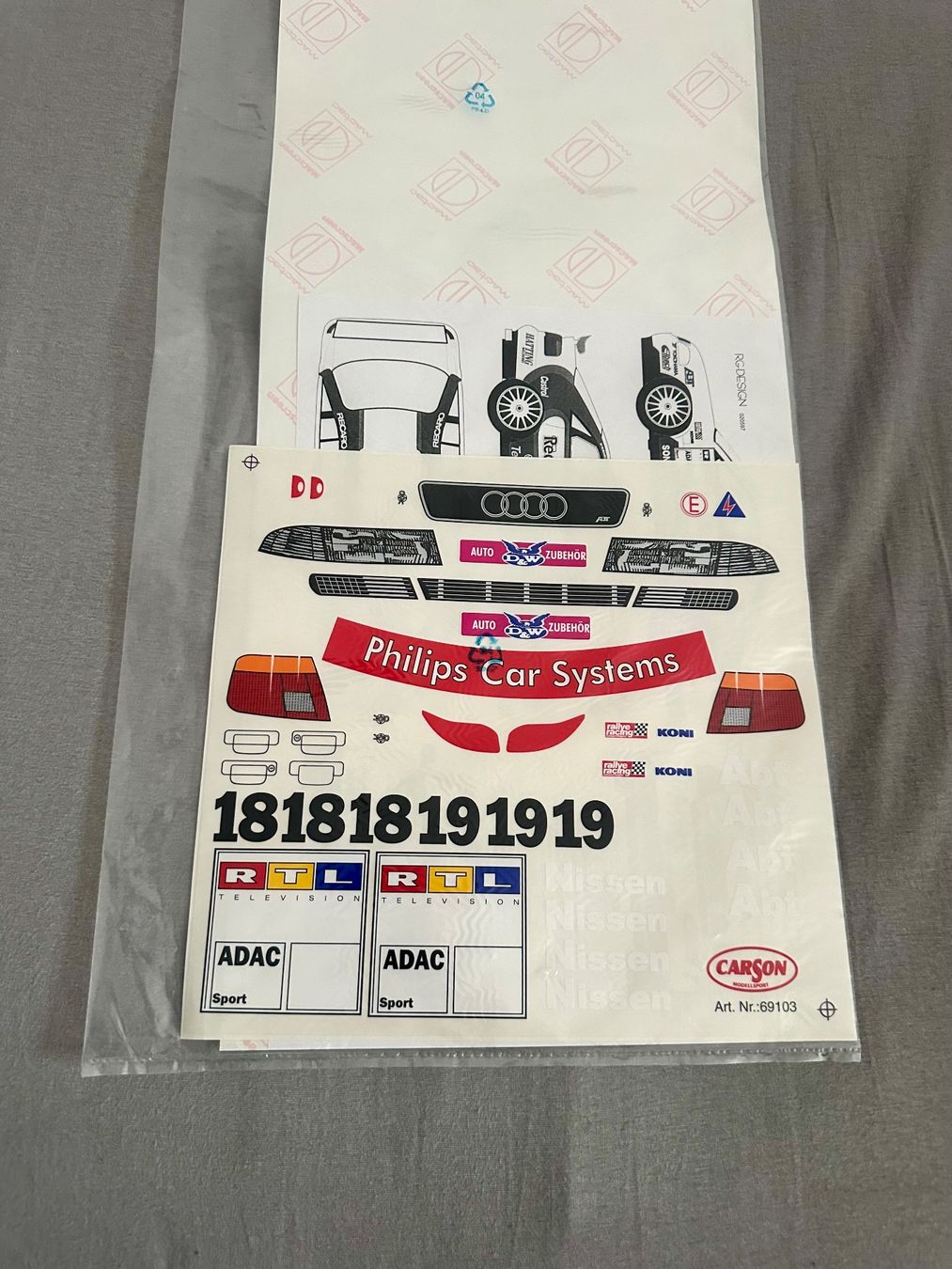Tamiya Modellismo RC: Tamiya Audi A4 Karosserie – Nuovo (secondo la descrizione) da Oftringen venduto da ib.85 4