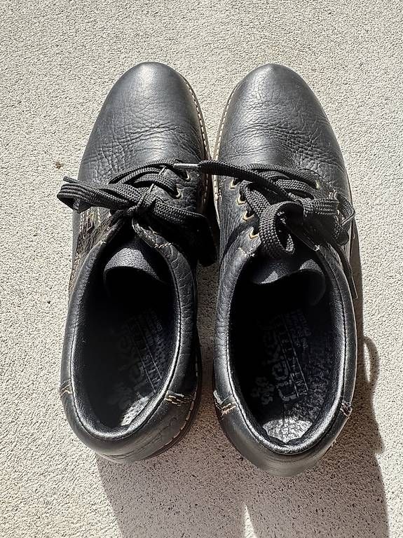 Rieker Scarpe da uomo: Halbschuhe Rieker Gr.42 (schwarz) – Usato da Brütten venduto da voene77 1