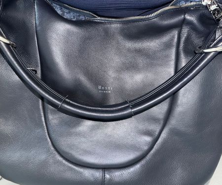Rossi Firenze Schultertasche blau, Top Zustand!
