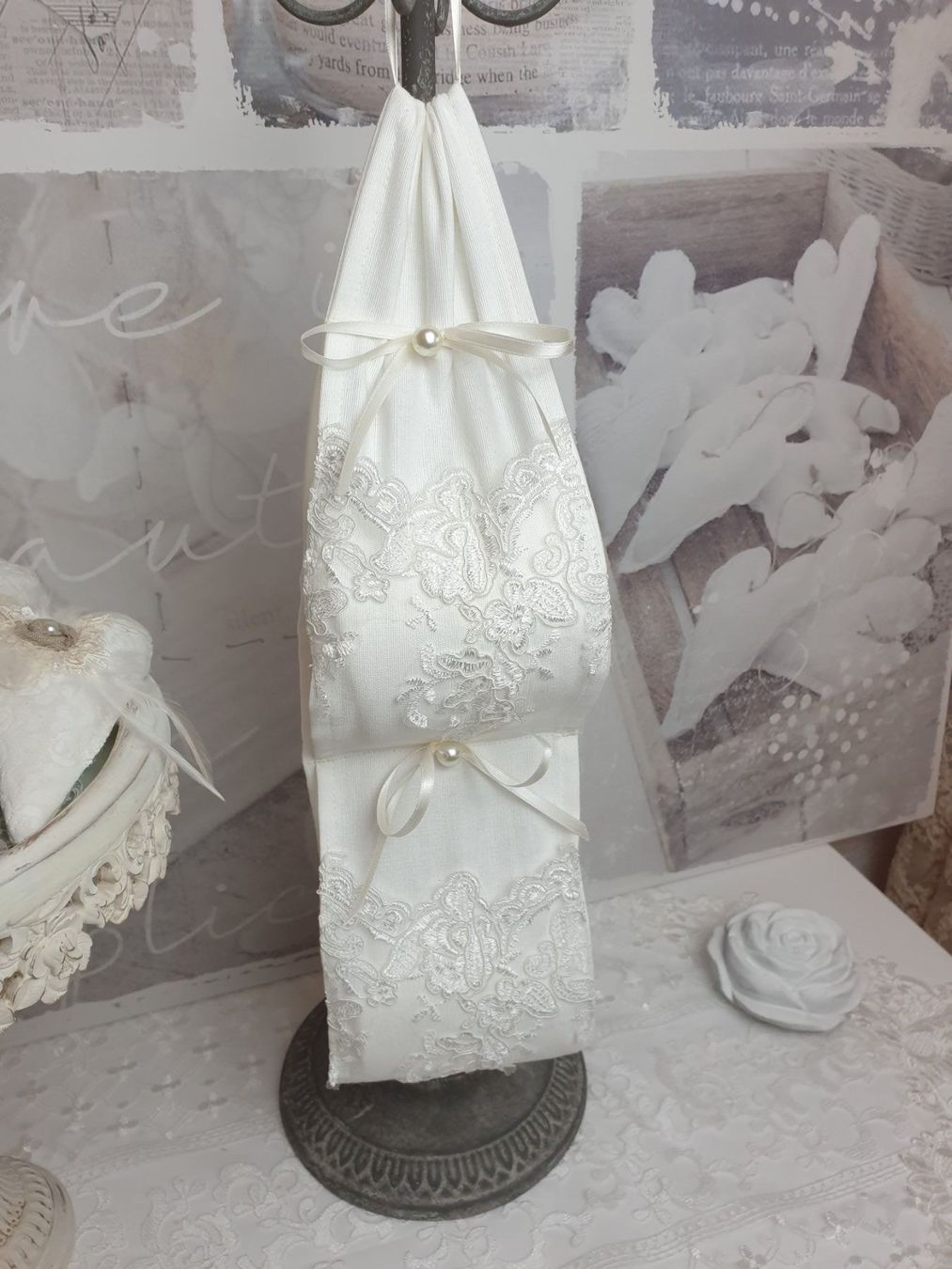 Alle Dekorationen: Behälter WC-Rollen Shabby Chic Spitze – Neu und originalverpackt aus Gossau ZH von Goes05 3
