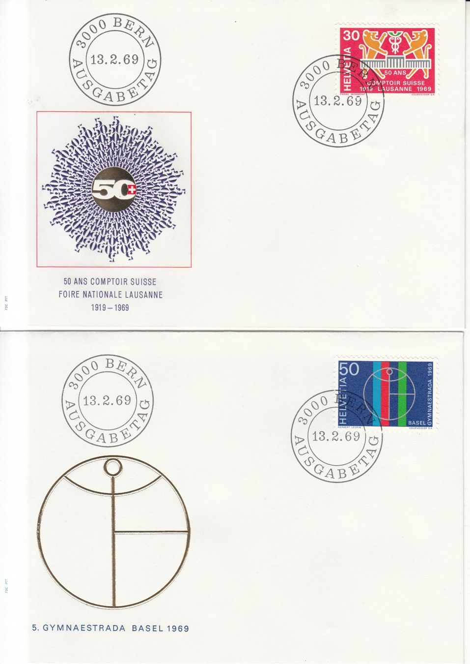 Tutti i francobolli: SBK 461 - 465 FDC einzeln – Usato da Bürglen TG venduto da StampGraf 2
