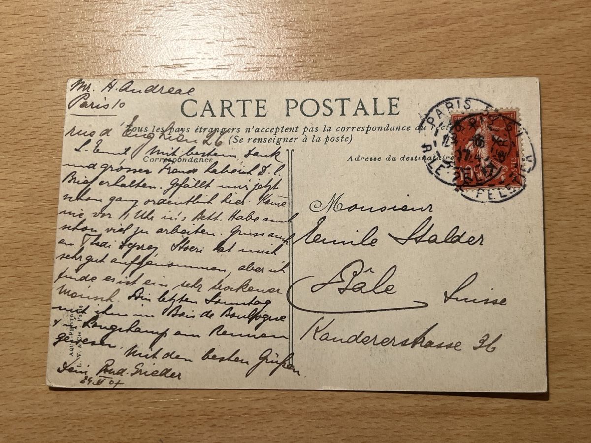 Cartoline postali: Alte Ansichtskarte Paris Musée Galliera, beschrieben! – Usato da Hinwil venduto da Chuan2 1