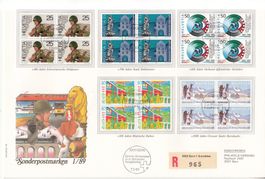 SBK 770 - 774 im 4er-Block FDC Grossbrief