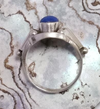 Anelli: Silberring Lapislazuli Vintage – Usato da Zürich venduto da Melody2000 5