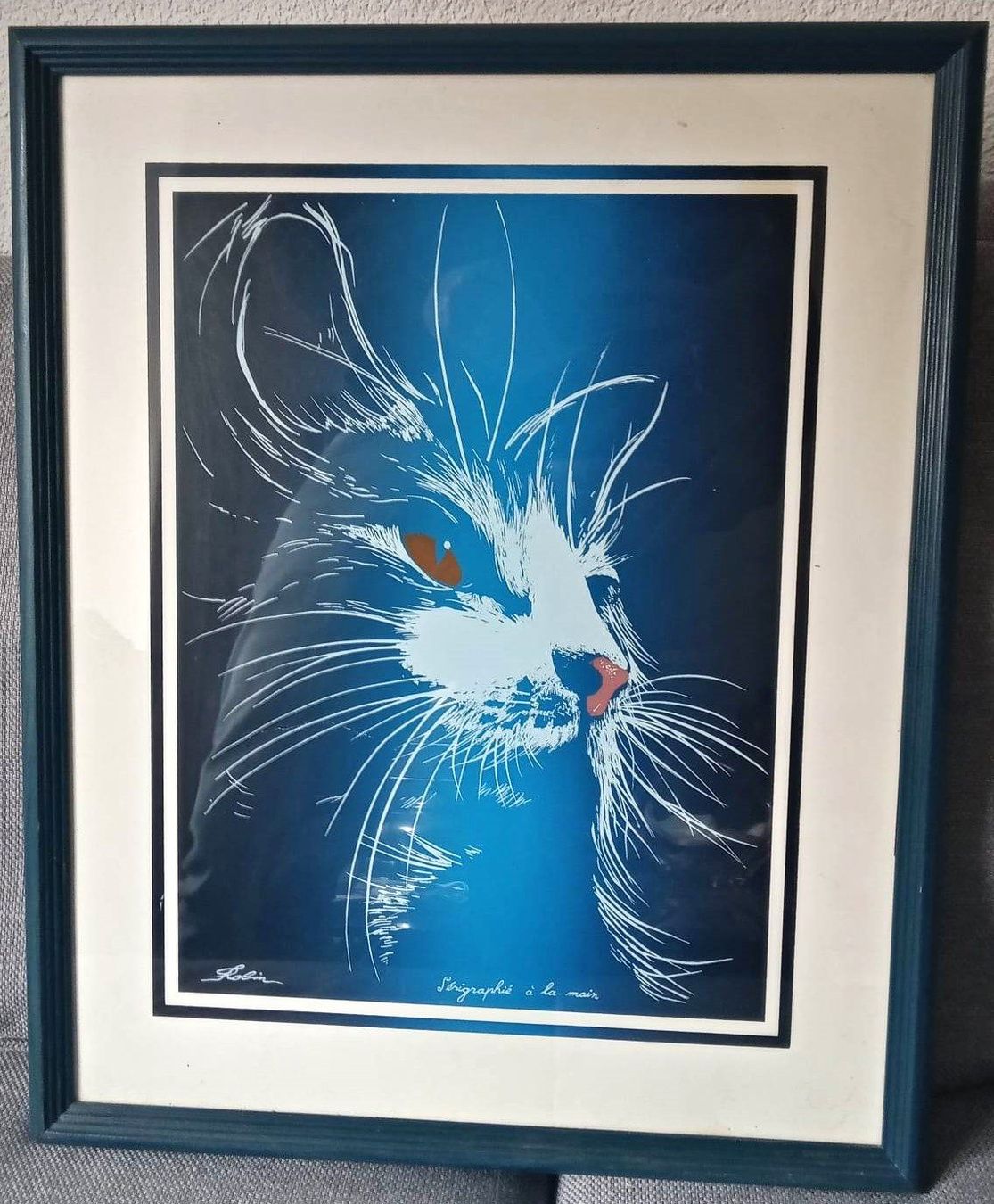 Grafica & Litografie: ROBIN - Chat / Sérigraphie – Usato da Le Locle venduto da PereiraHugo