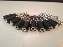 11 Stk. 6.3mm Jack auf 3.5mm Jack