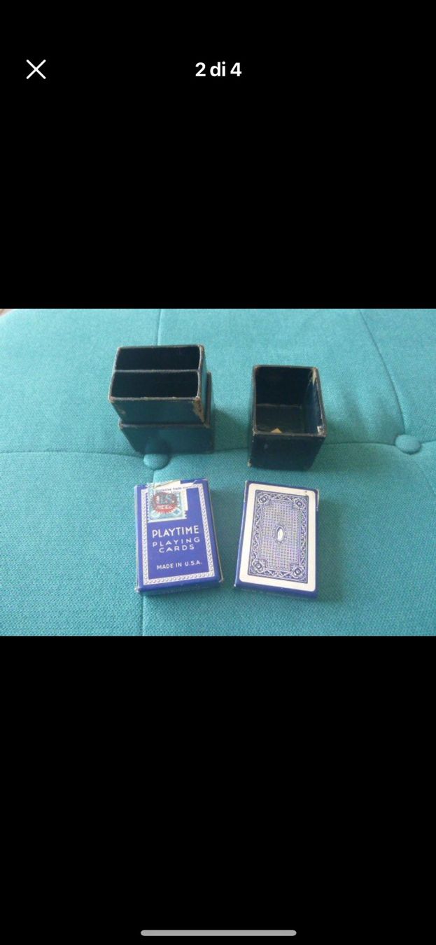 Spiele: playtime playing cards usa vintage Karten – Gebraucht aus Chiasso von fairy81