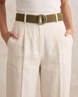 S.Oliver ceinture kaki boucle ronde - neuve