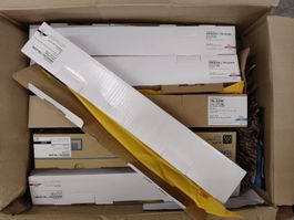 6 Neu Toner Cartridge  TN 324K Black,  Megenta, Cyan Konica