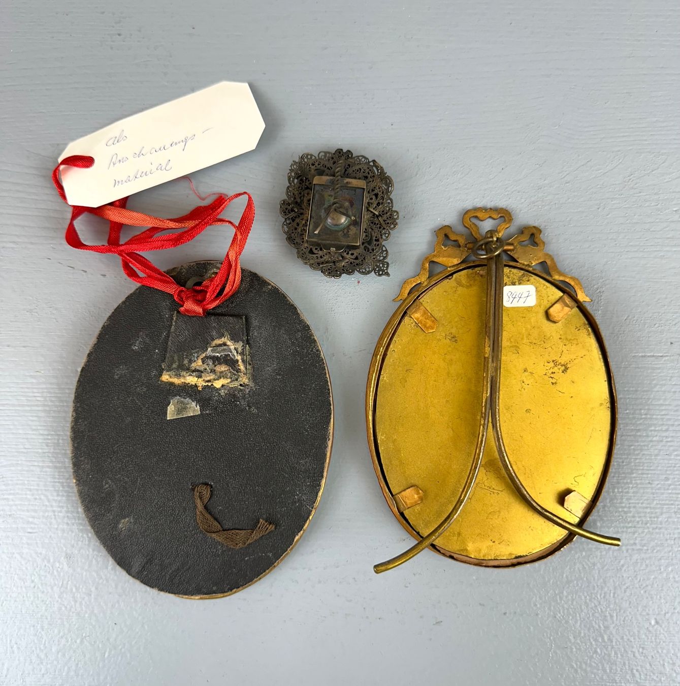 Gemälde: ANTIKE PORTRAIT MINIATUREN #27 – Gebraucht aus Zürich von NIKI777 5