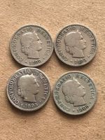 Lot mit 4 Stk. 5 Rp.  ( 1892/93/94/95 )