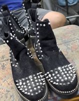 Stiefeletten Nieten schwarz Grösse 39 gebraucht